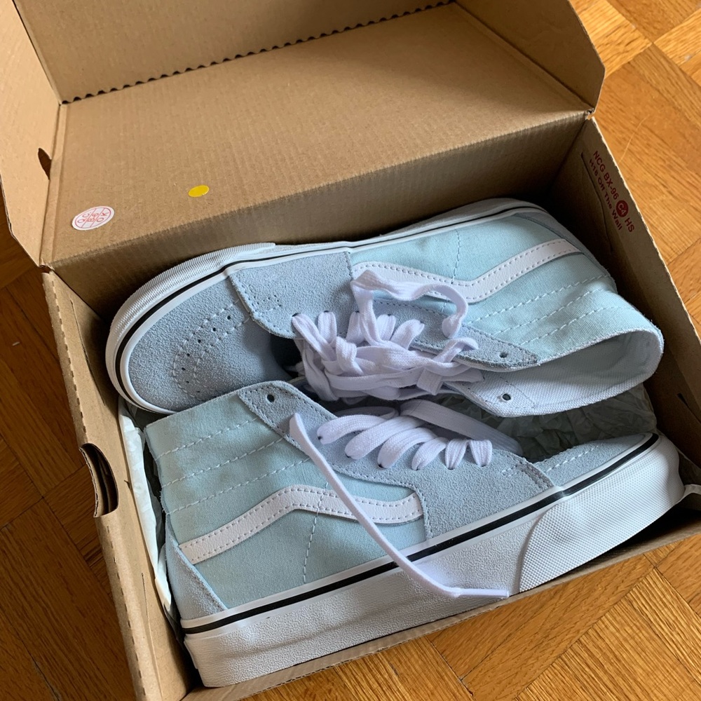 Vans Delicate Blue Suede High-Tops